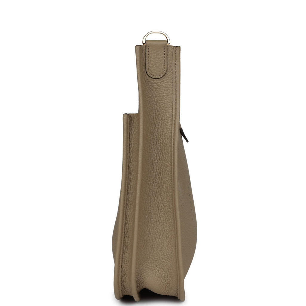 Hermes Evelyne III PM Beige Marfa Clemence Gold Hardware