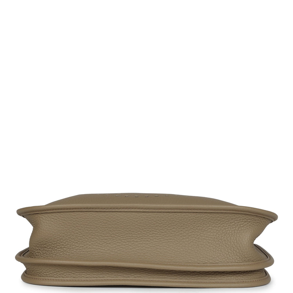 Hermes Evelyne III PM Beige Marfa Clemence Gold Hardware