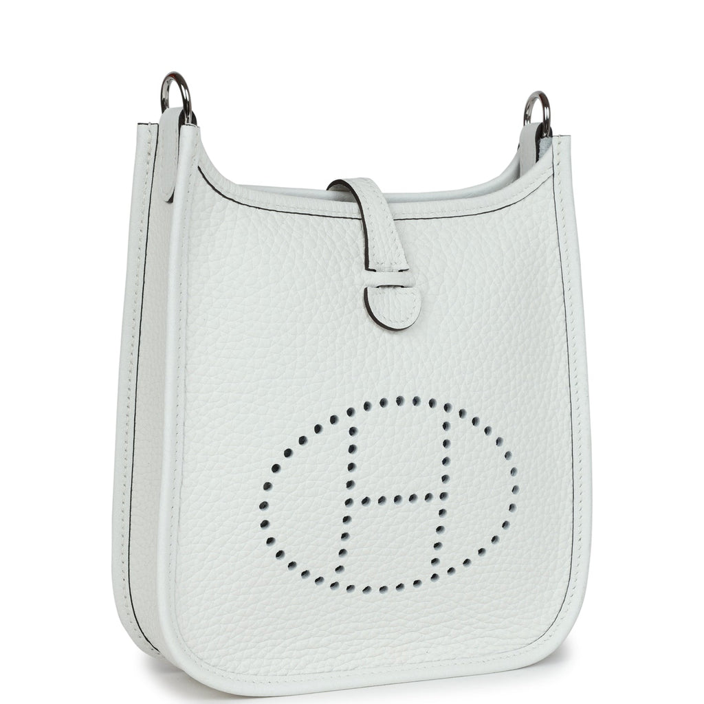 Hermes Evelyne TPM New White Clemence Palladium Hardware