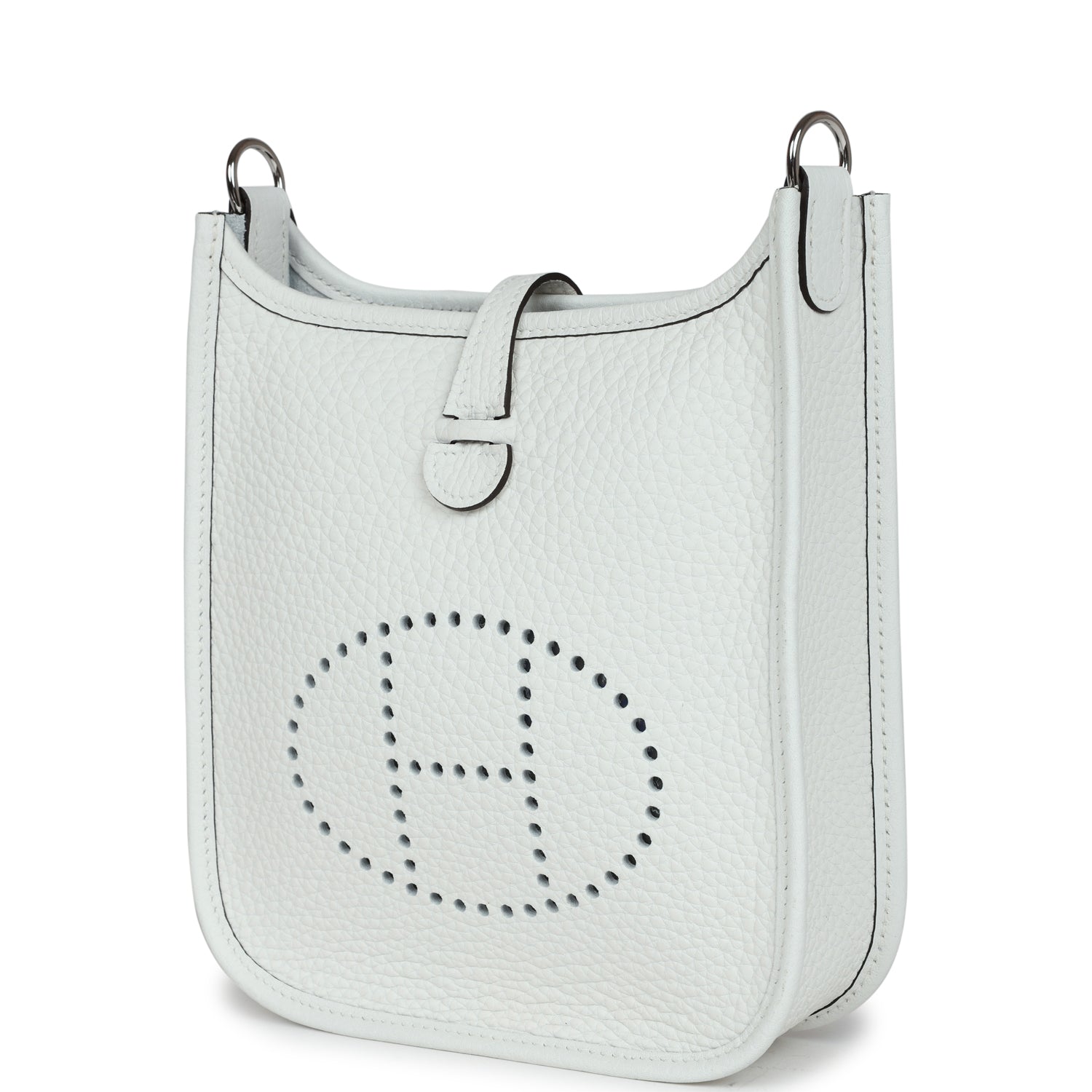 Hermes Evelyne TPM New White Clemence Palladium Hardware