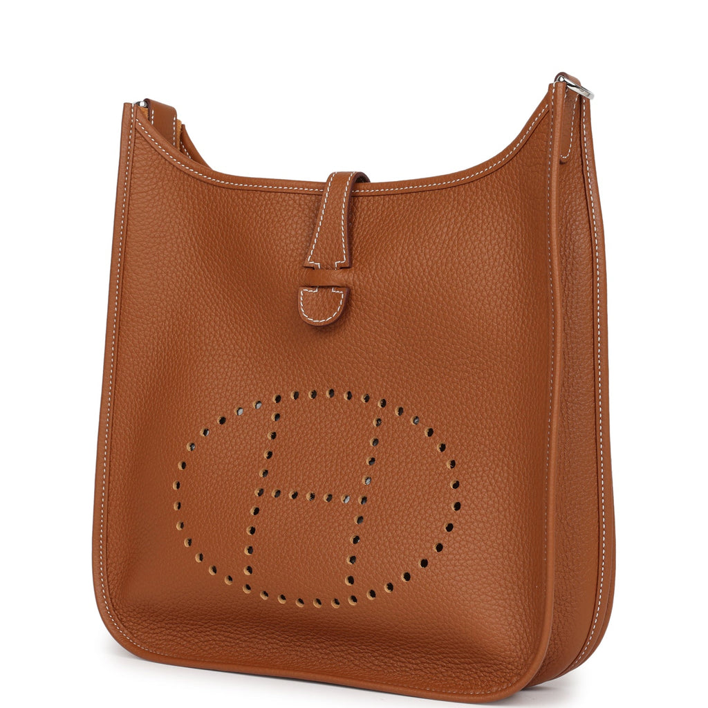 Hermes Evelyne III PM Gold Clemence Palladium Hardware