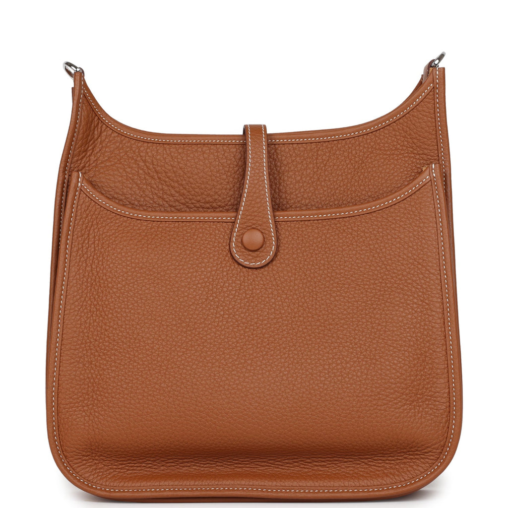 Hermes Evelyne III PM Gold Clemence Palladium Hardware