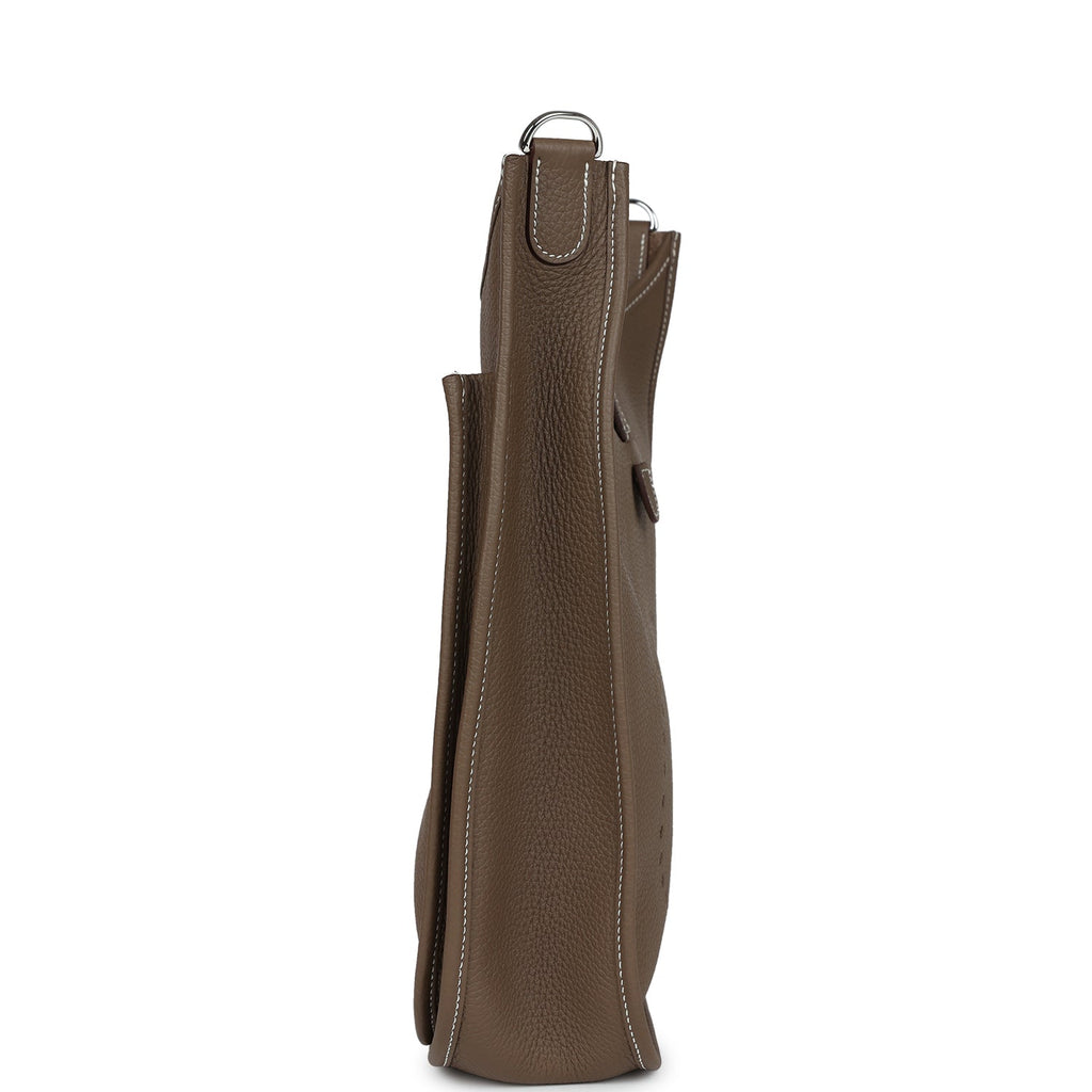 Hermes Evelyne III GM Etoupe Clemence Gold Hardware
