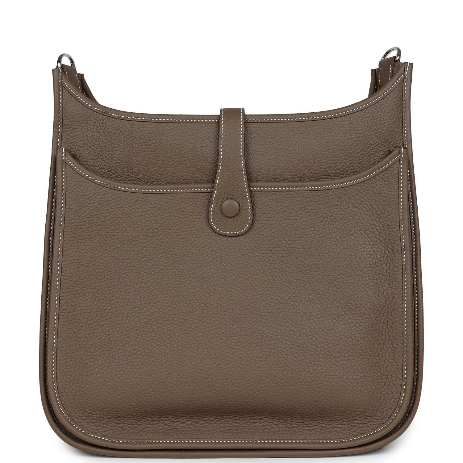 Hermes Evelyne III GM Etoupe Clemence Gold Hardware