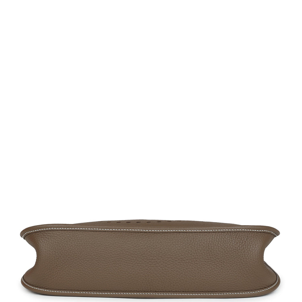 Hermes Evelyne III GM Etoupe Clemence Gold Hardware