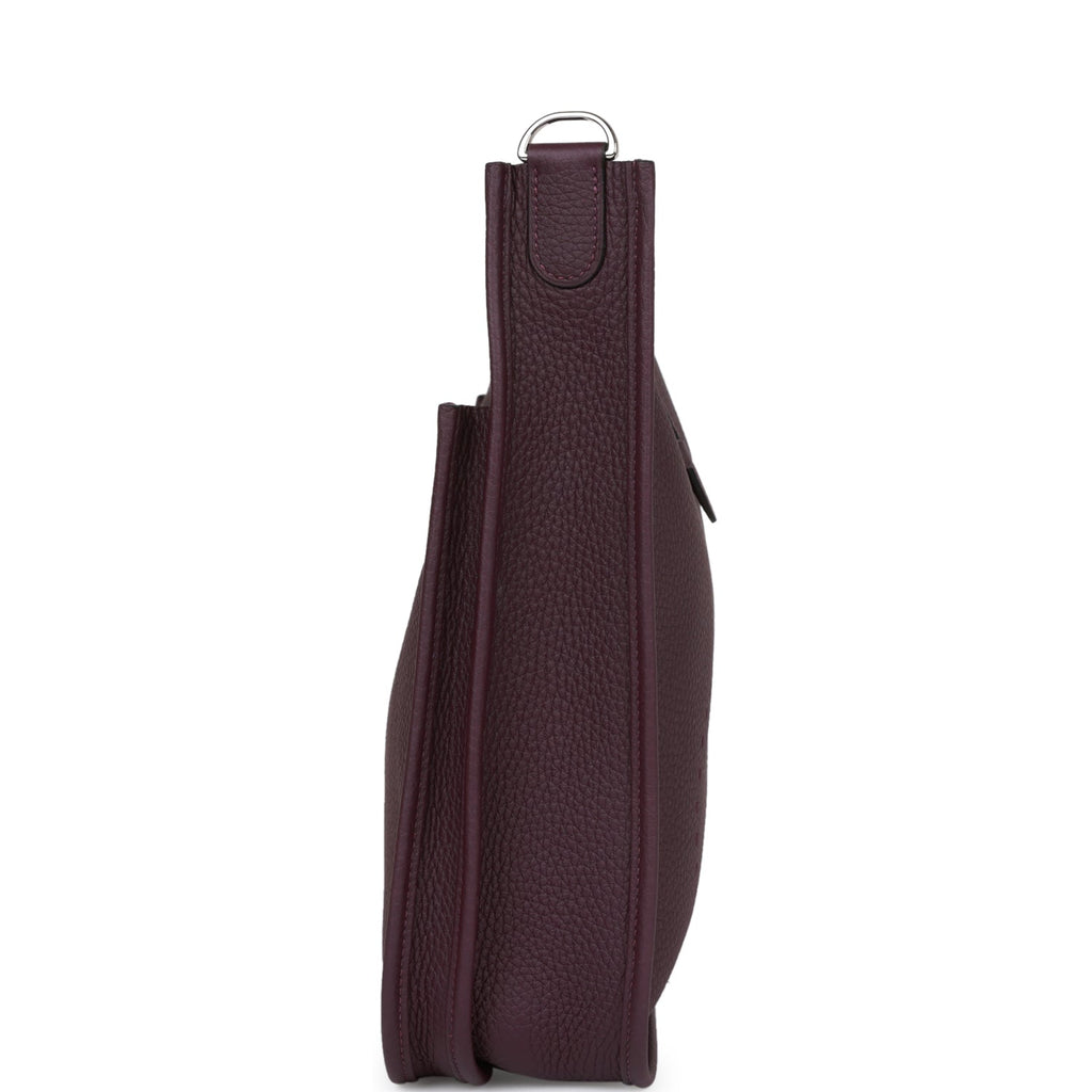 Hermes Evelyne III PM Cassis Clemence  Palladium Hardware