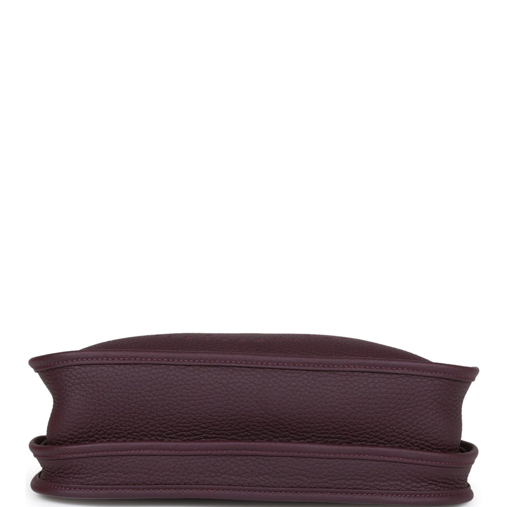 Hermes Evelyne III PM Cassis Clemence  Palladium Hardware