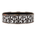Hermes "Balcons du Guadalquivir Cloisonne" Wide Printed Enamel Bracelet GM (70) (Preloved - Excellent)