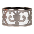 Hermes "Balcons du Guadalquivir Cloisonne" Extra Wide Printed Enamel Bracelet PM (65) (Preloved - Excellent)
