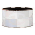 Hermes "Optique Chain d'Ancre" Extra Wide Printed Enamel Bracelet PM (65) (Preloved - Excellent)