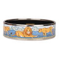 Hermes "Safari" Wide Printed Enamel Bracelet GM (70) (Preloved - Excellent)