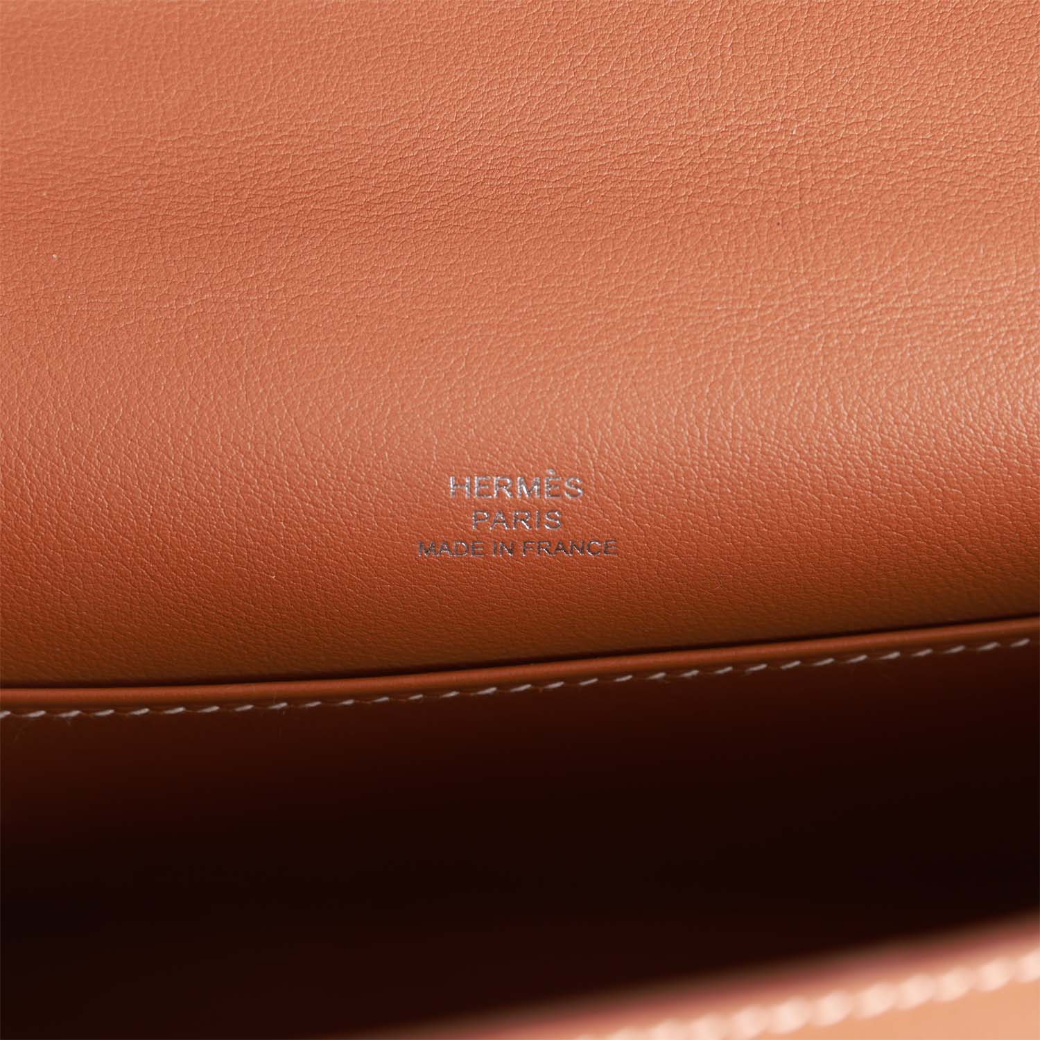 Hermes Kelly Pochette Gold Swift Palladium Hardware