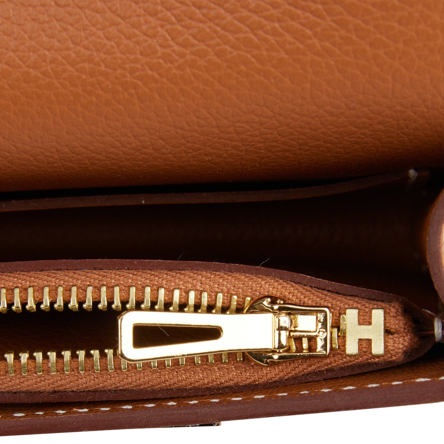 Hermes Constance Slim Wallet Gold Evercolor Gold Hardware