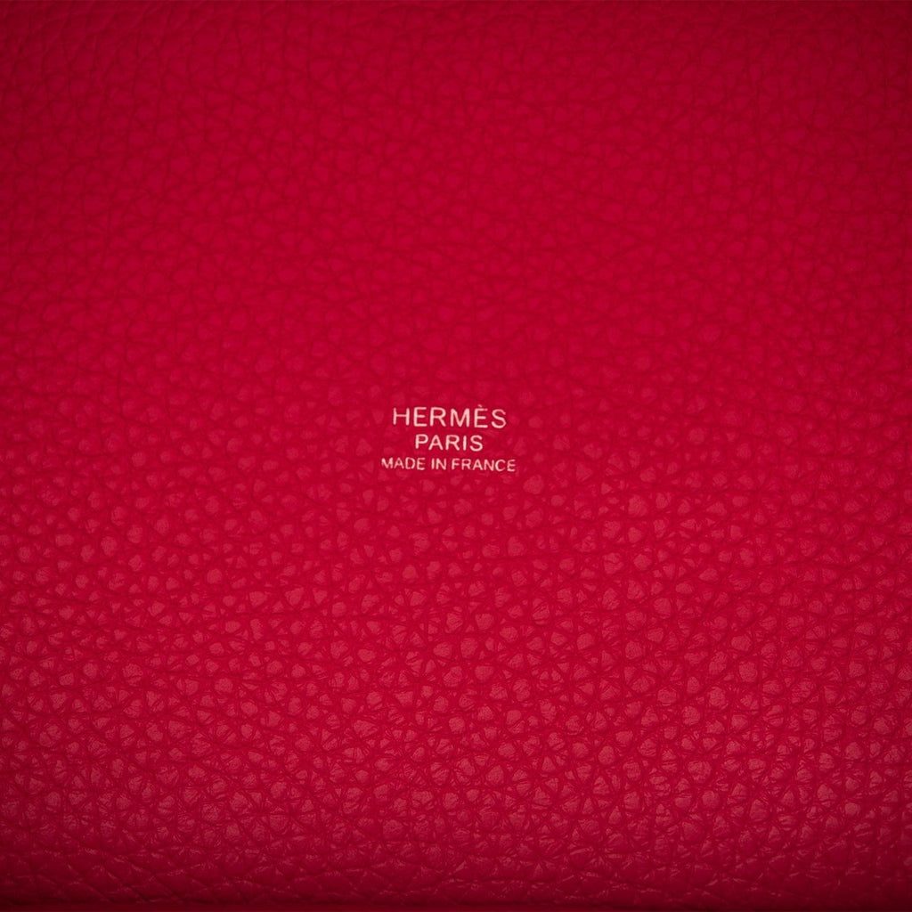 Hermes Picotin Lock 18 Rose Mexico Clemence Palladium Hardware