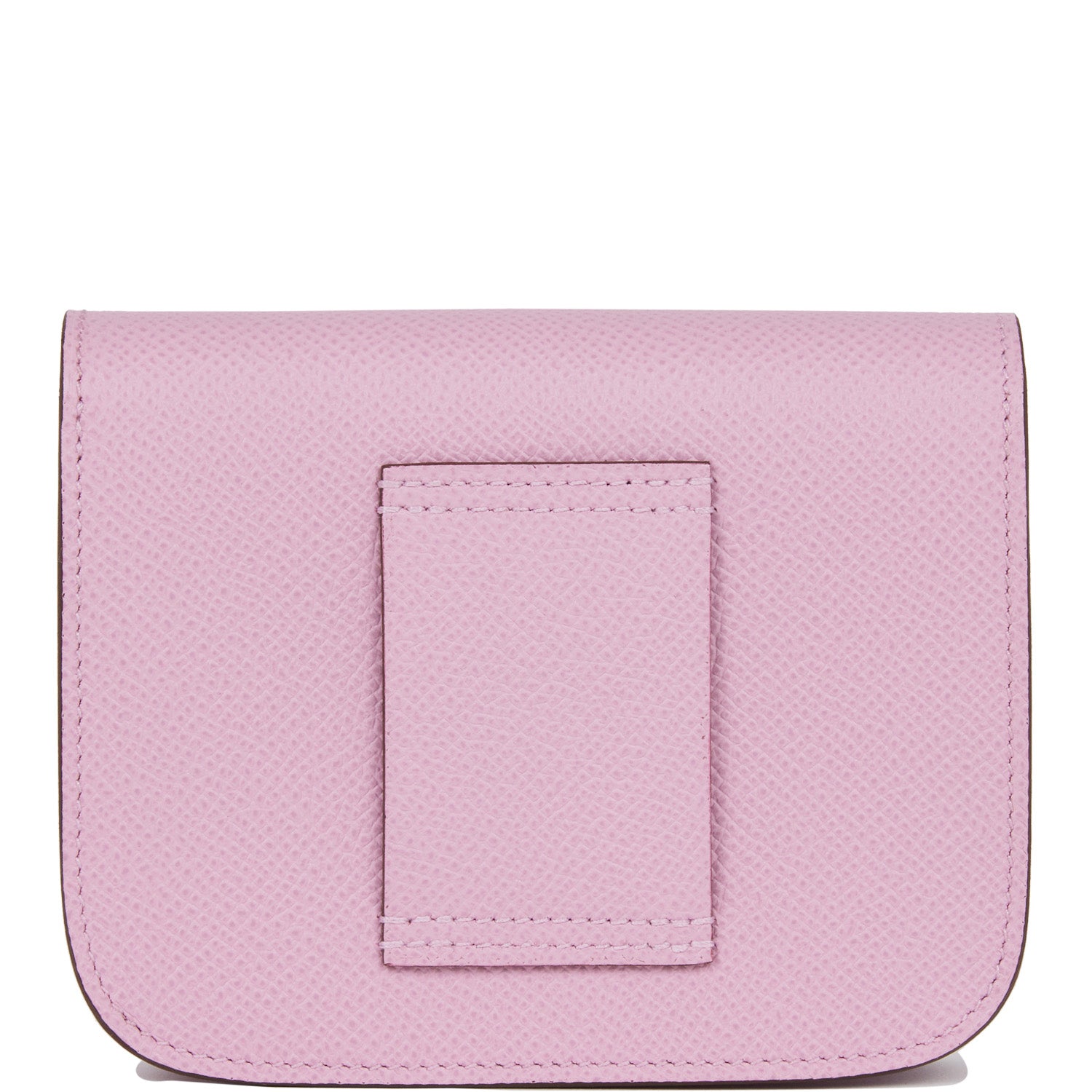 Hermes Constance Slim Wallet Mauve Sylvestre Epsom Palladium Hardware