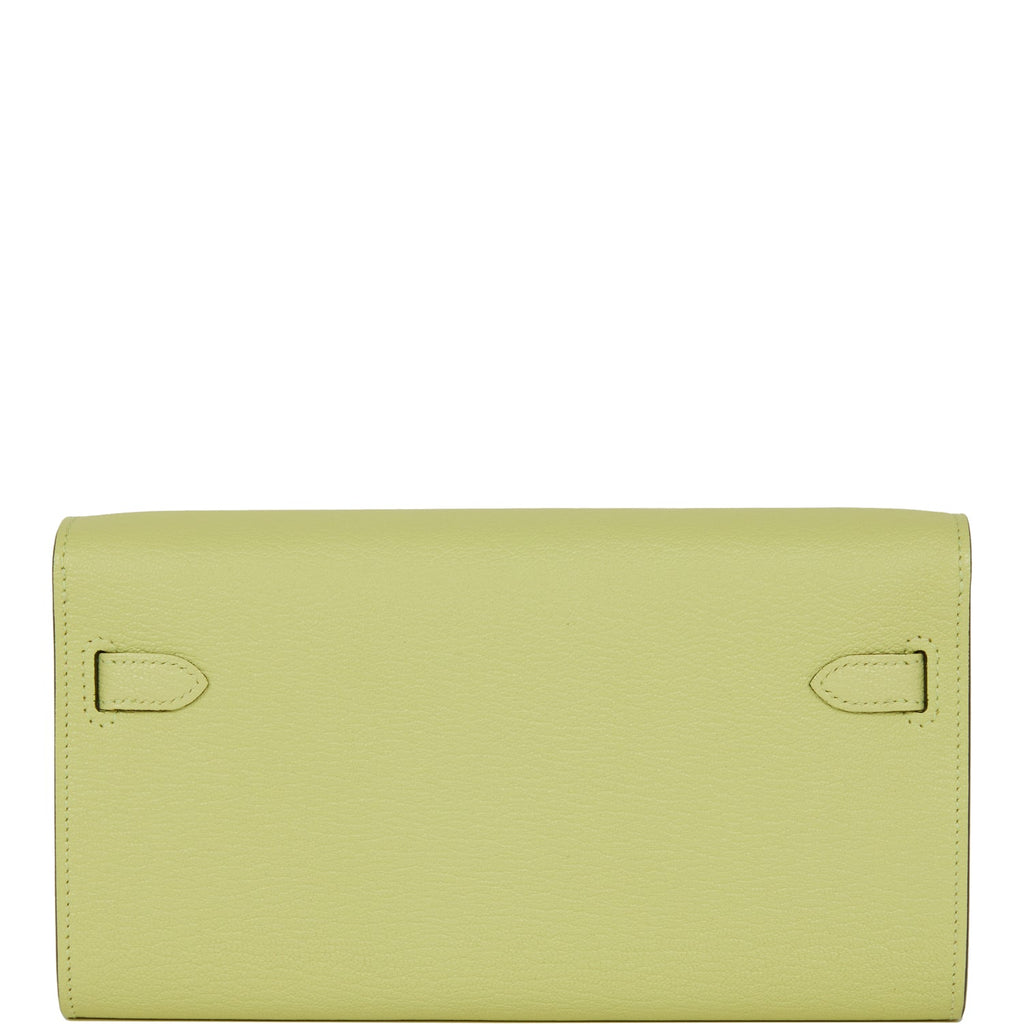 Hermes Kelly Wallet To Go Jaune Bourgeon Chevre Palladium Hardware