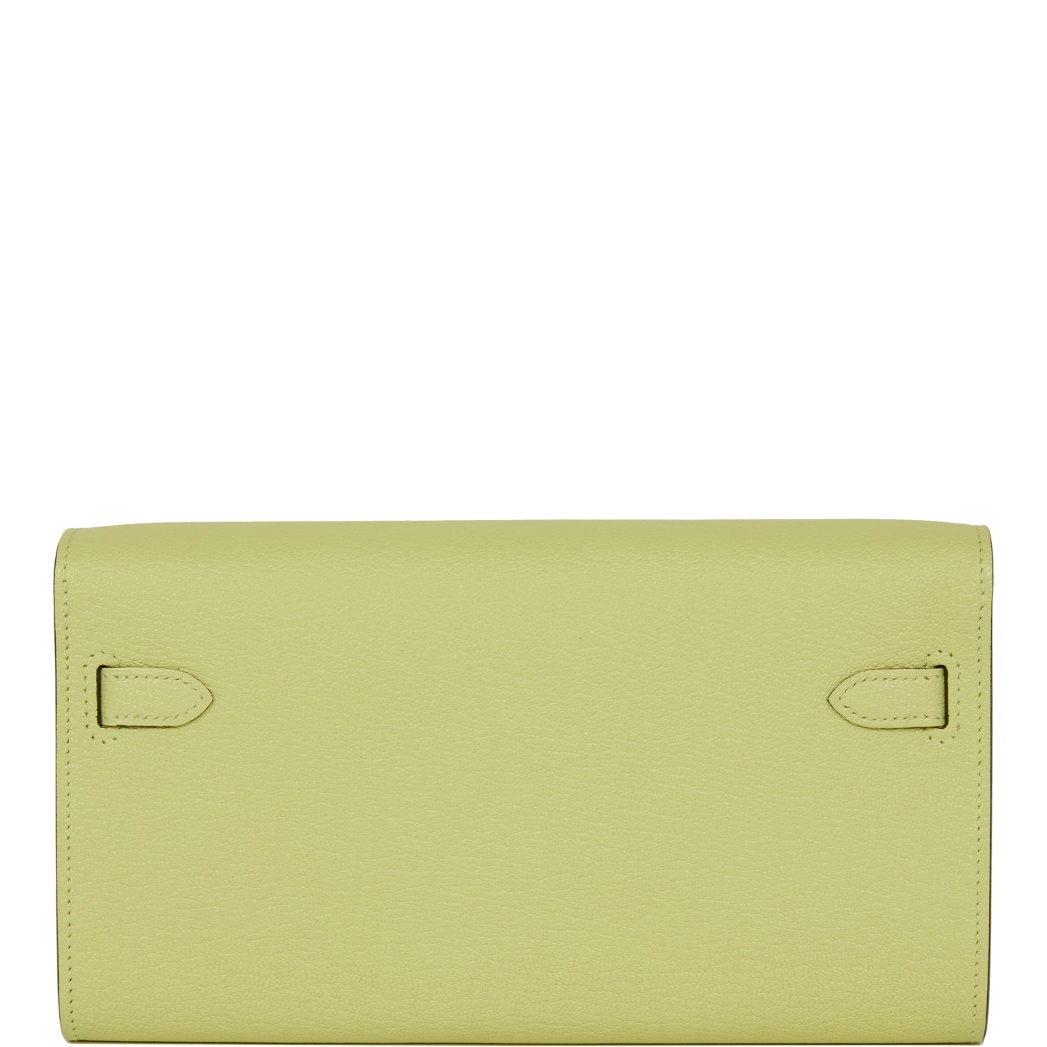 Hermes Kelly Wallet To Go Jaune Bourgeon Chevre Palladium Hardware