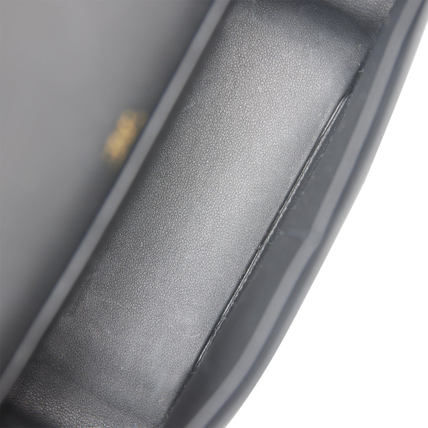 Hermes Geta Black Chevre Gold Hardware