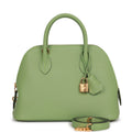 Hermes 1923 Bolide 25 Vert Criquet Evercolor Gold Hardware