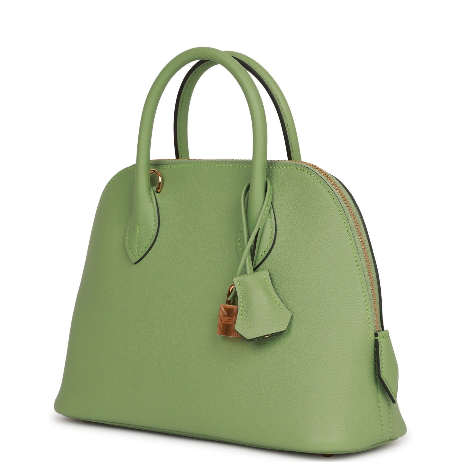 Hermes 1923 Bolide 25 Vert Criquet Evercolor Gold Hardware