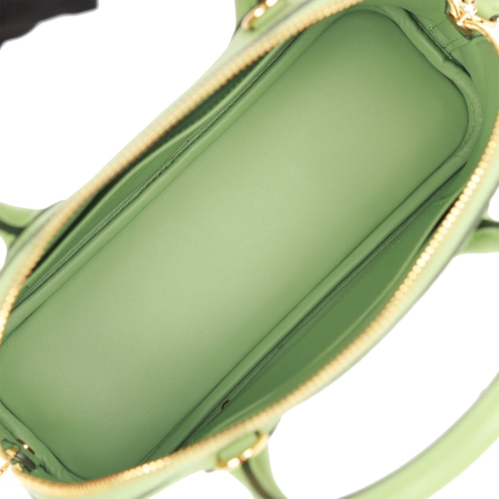Hermes 1923 Bolide 25 Vert Criquet Evercolor Gold Hardware