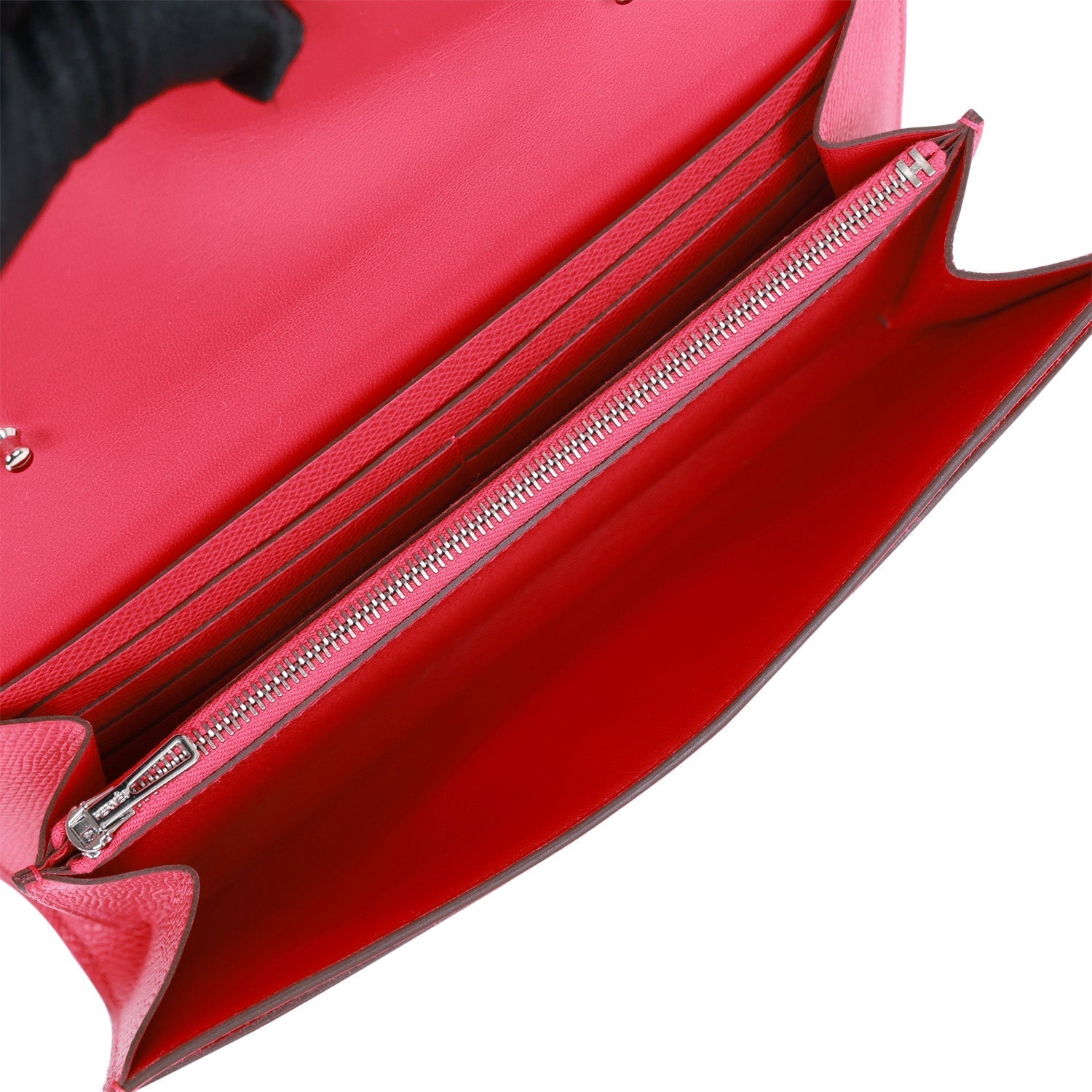 Hermes Constance Wallet To Go Rose Extreme Epsom Palladium Hardware