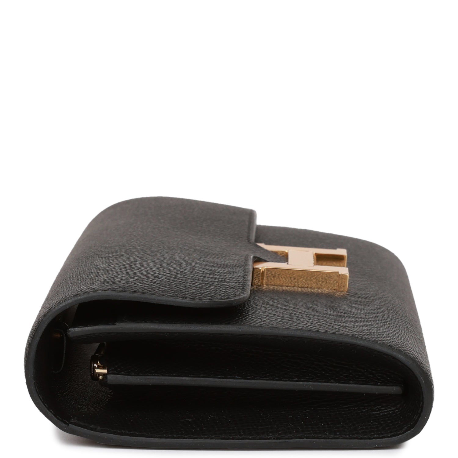 Hermes Constance Wallet To Go Black Epsom Gold Hardware