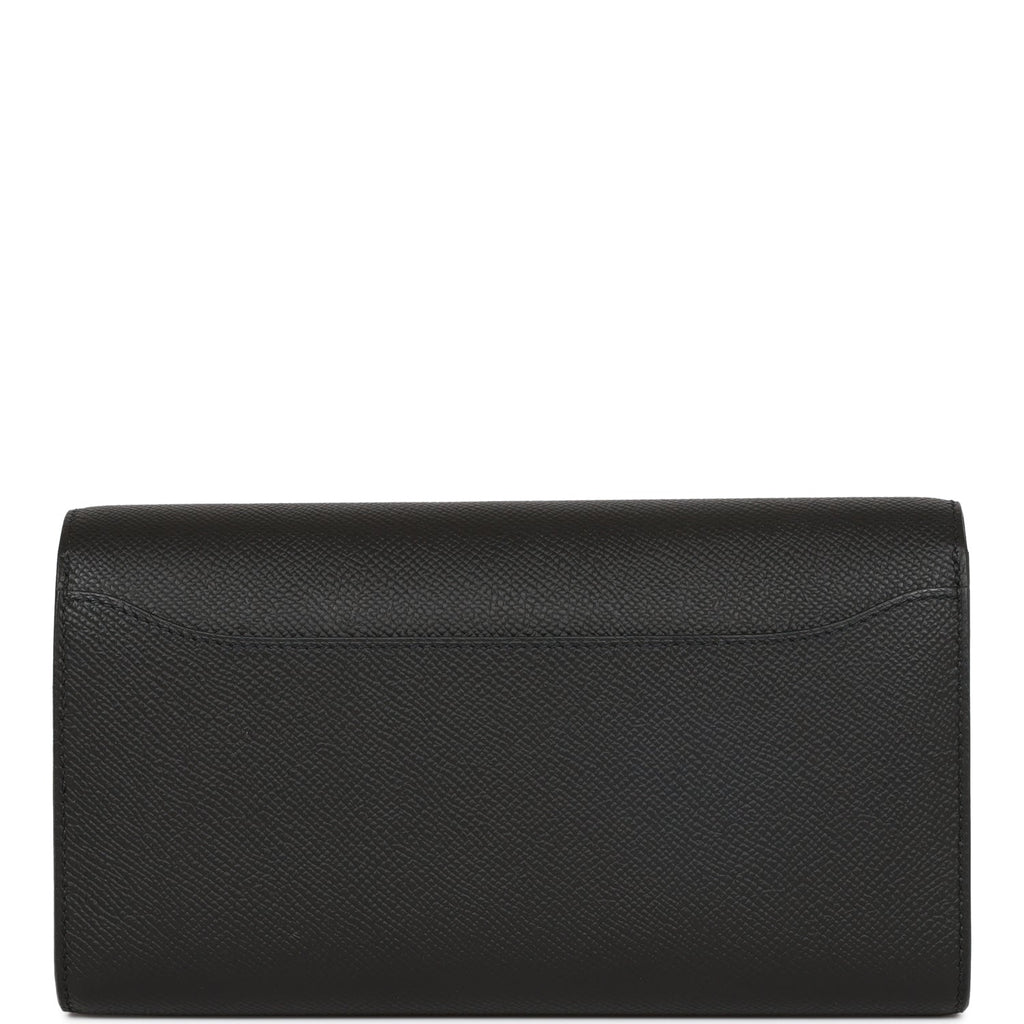 Hermes Constance Wallet To Go Black Epsom Gold Hardware