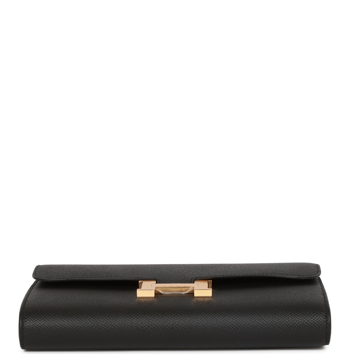 Hermes Constance Wallet To Go Black Epsom Gold Hardware