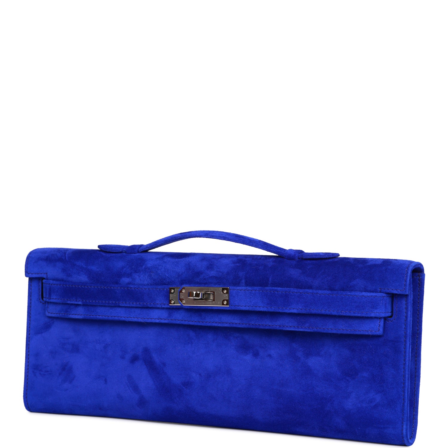 Hermes Kelly Cut Bleu Electric Doblis Palladium Hardware