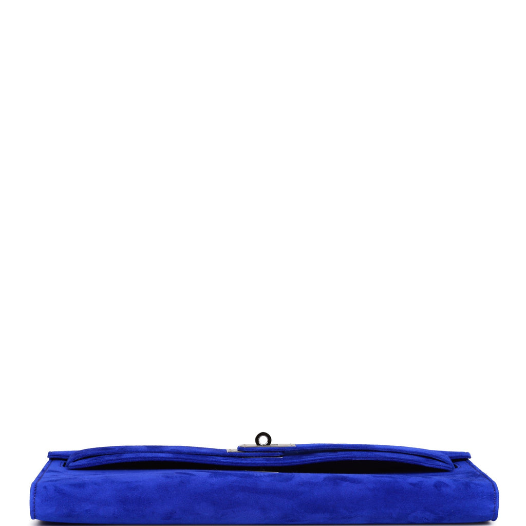 Hermes Kelly Cut Bleu Electric Doblis Palladium Hardware