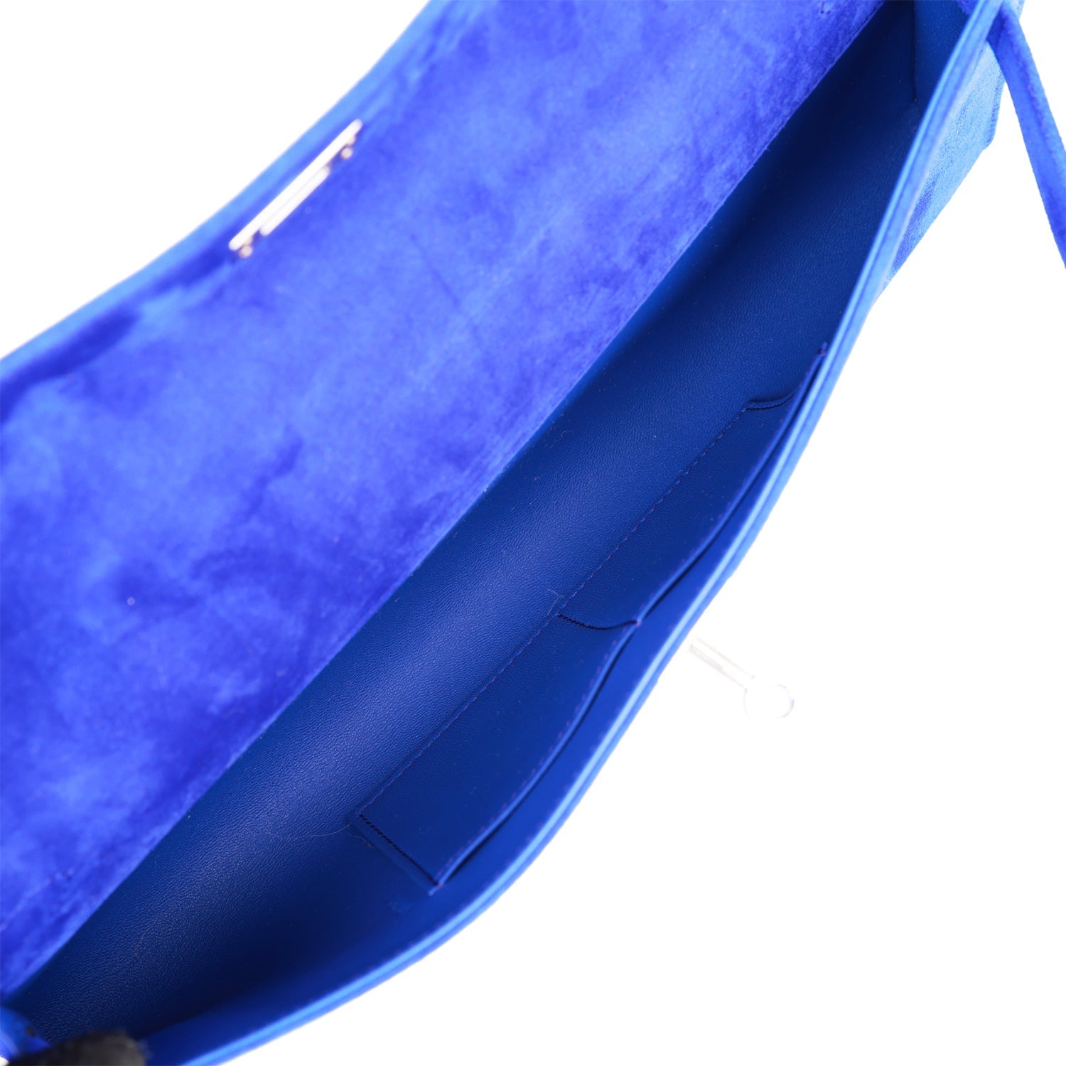 Hermes Kelly Cut Bleu Electric Doblis Palladium Hardware