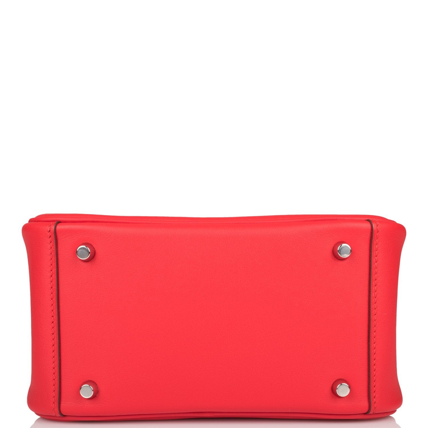 Hermes Mini Lindy Rouge de Coeur Swift Palladium Hardware