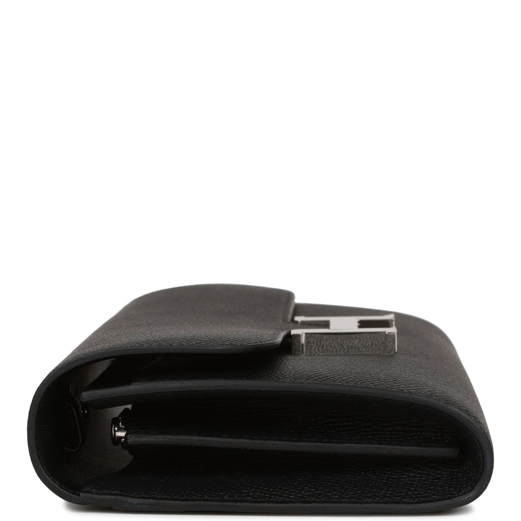 Hermes Constance Wallet To Go Black Epsom Palladium Hardware