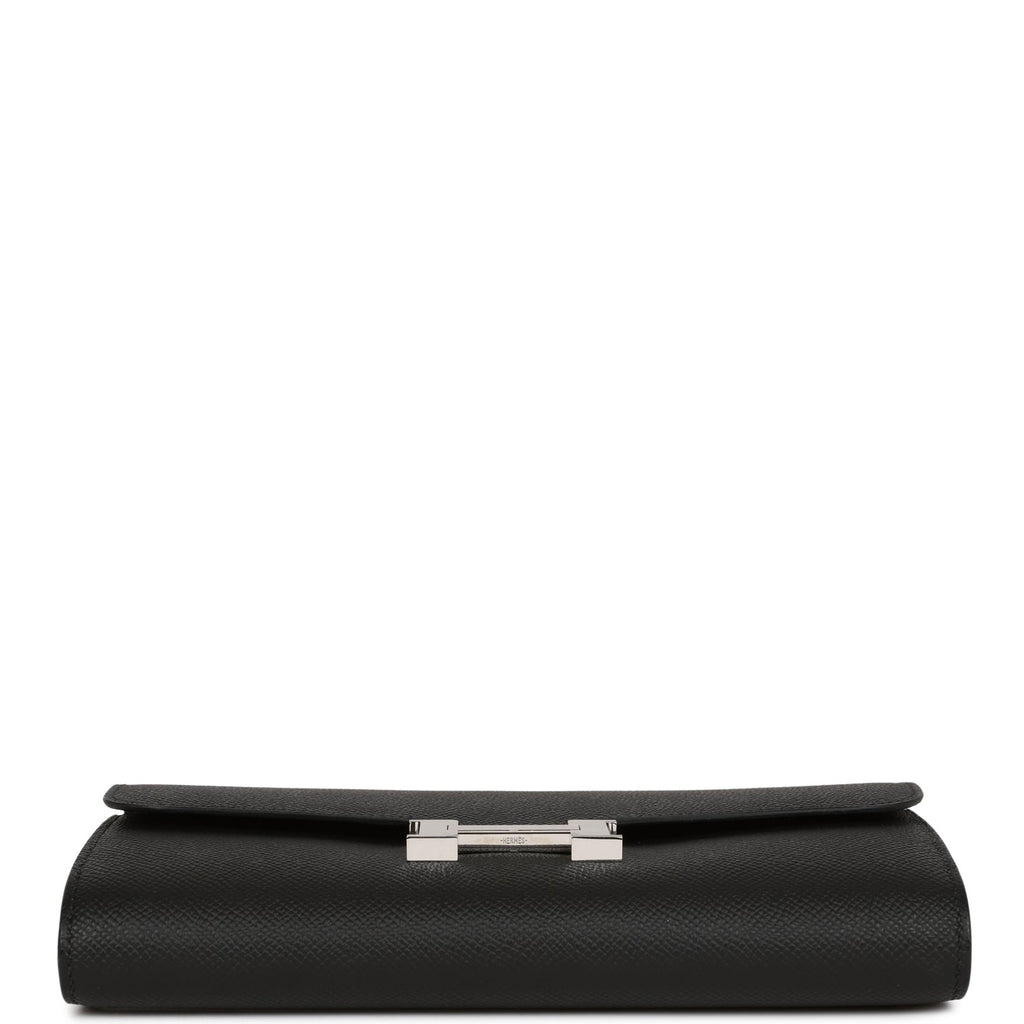 Hermes Constance Wallet To Go Black Epsom Palladium Hardware