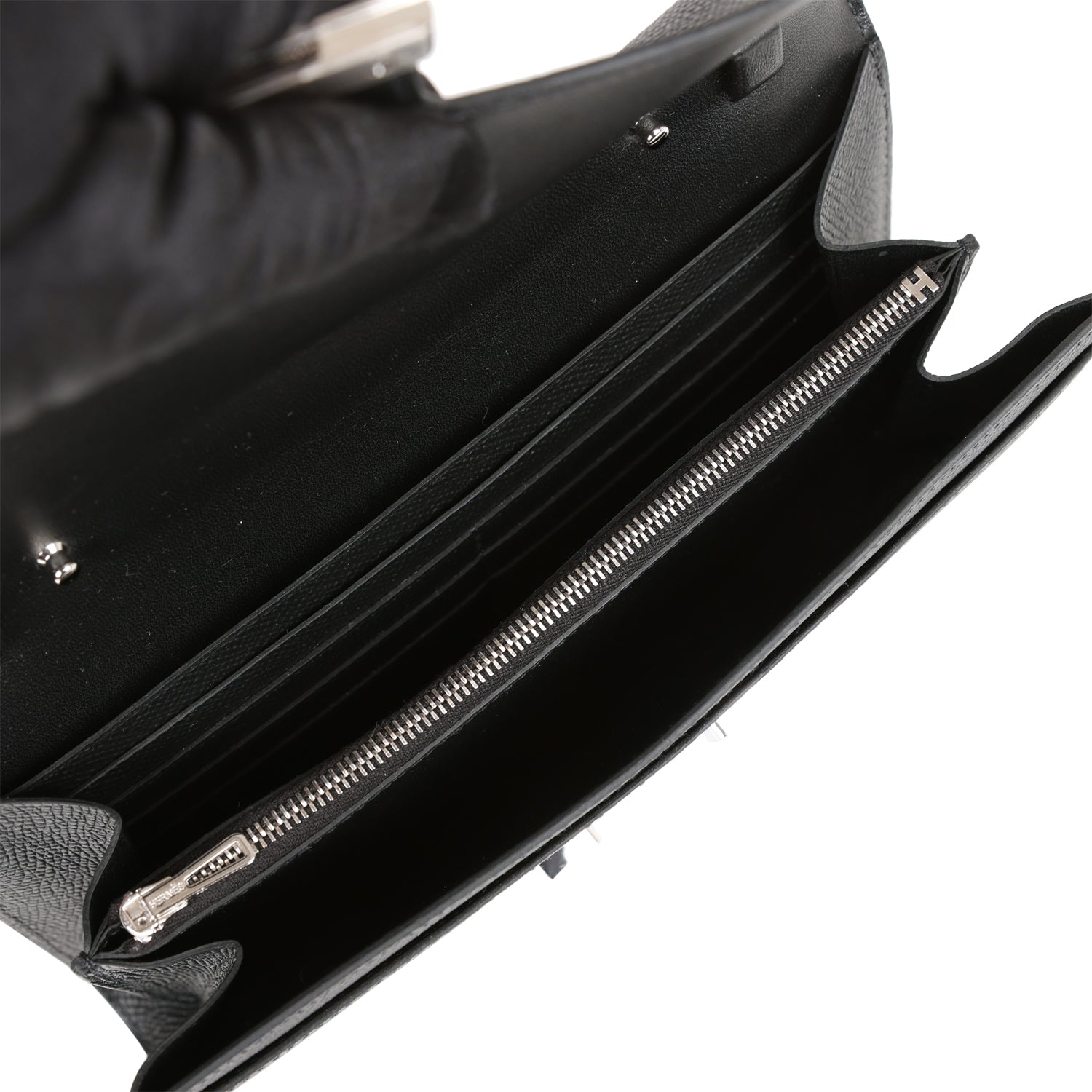 Hermes Constance Wallet To Go Black Epsom Palladium Hardware
