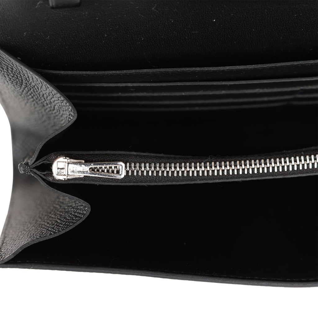 Hermes Constance Wallet To Go Black Epsom Palladium Hardware