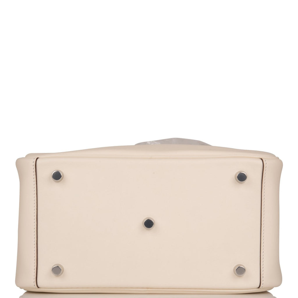 Hermes Lindy 26cm Nata Verso Swift Palladium Hardware