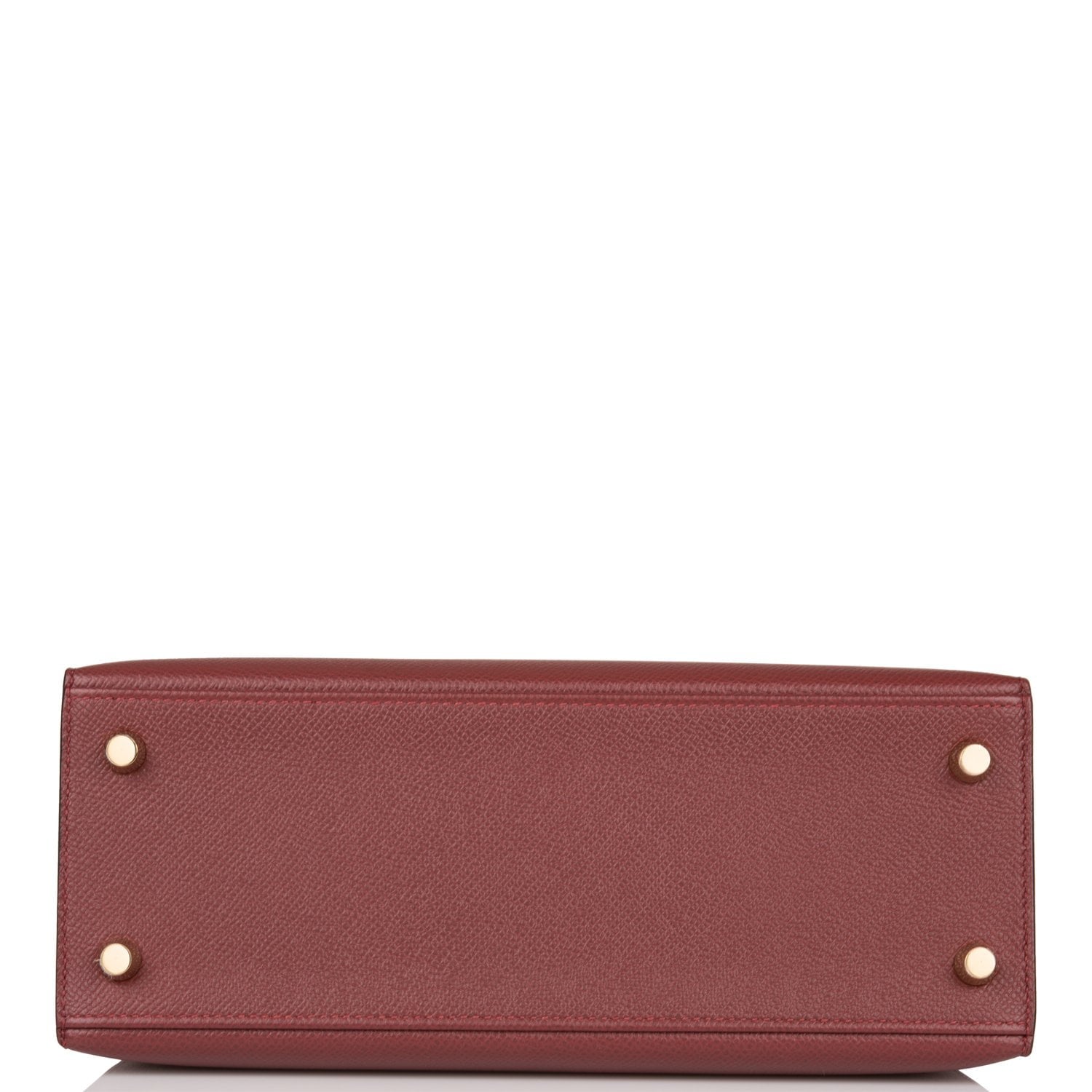 Hermes Kelly Sellier 25 Rouge H Epsom Gold Hardware