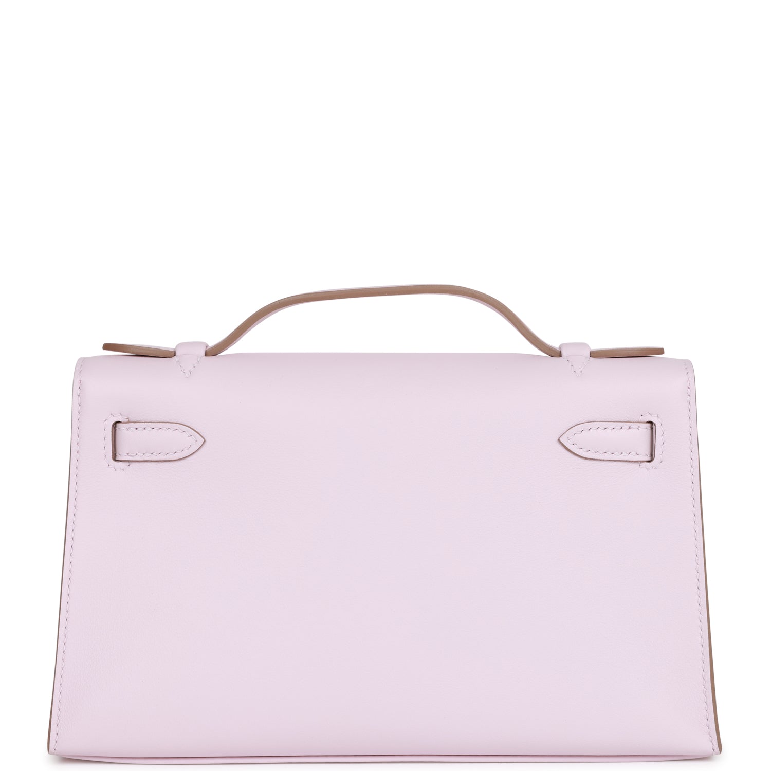 Hermes Kelly Pochette Mauve Pale Swift Palladium Hardware Payment 2 For JJ