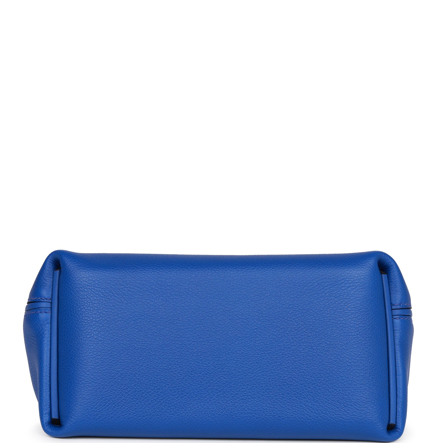 Hermes Mini 24/24 Bag Bleu Royal Evercolor and Swift Palladium Hardware
