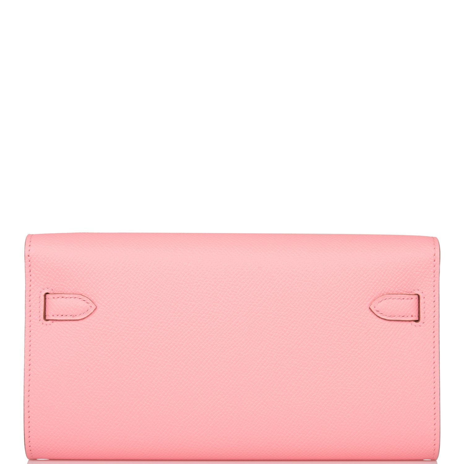 Hermes Kelly Wallet To Go Rose Confetti Epsom Palladium Hardware