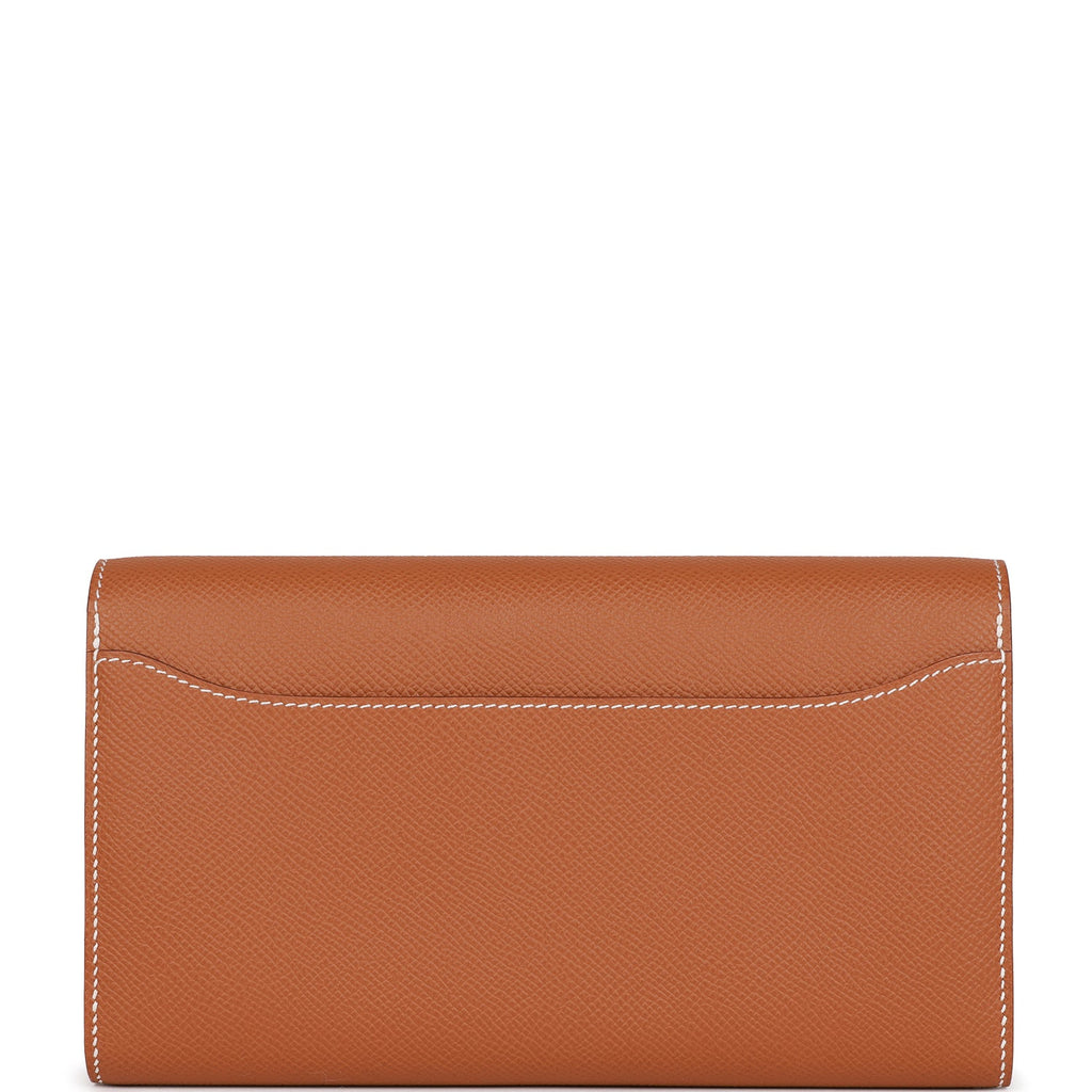 Hermes Constance Wallet To Go Gold Epsom Gold Hardware
