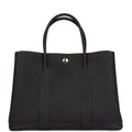 Hermes Garden Party 30 Black Negonda Palladium Hardware