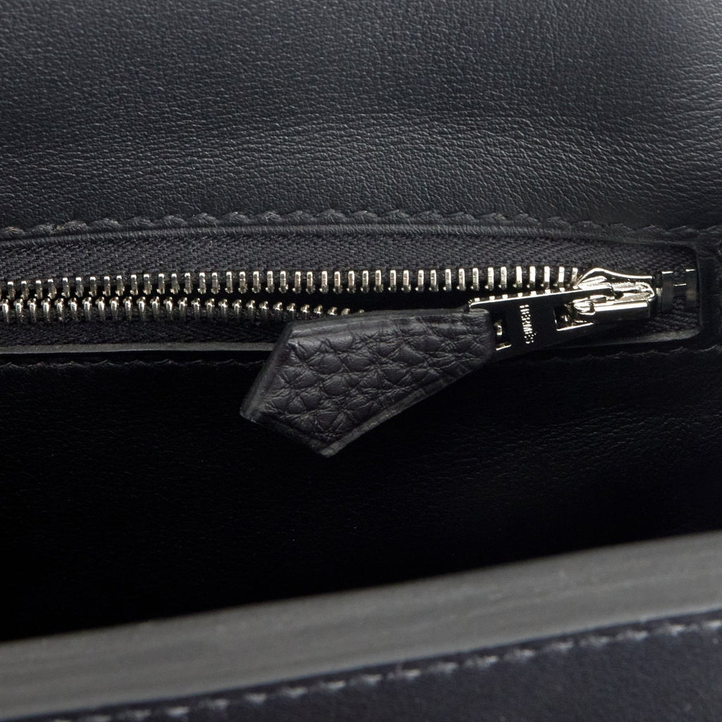 Hermes 24/24 Bag 29 Black Togo and Swift Palladium Hardware