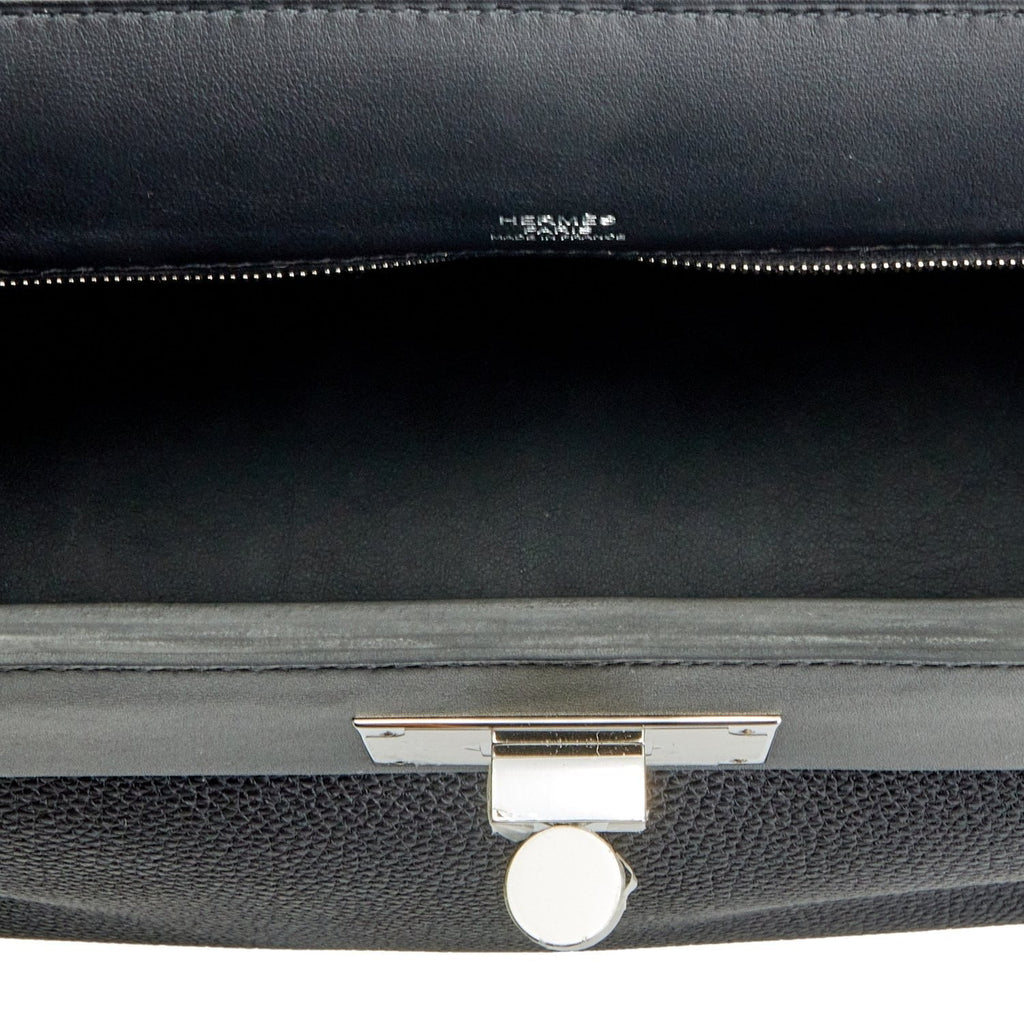 Hermes 24/24 Bag 29 Black Togo and Swift Palladium Hardware