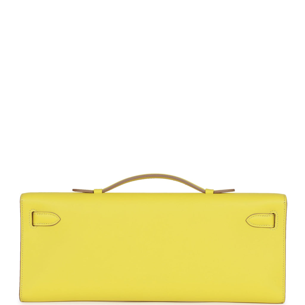 Hermes Kelly Cut Lime Swift Gold Hardware