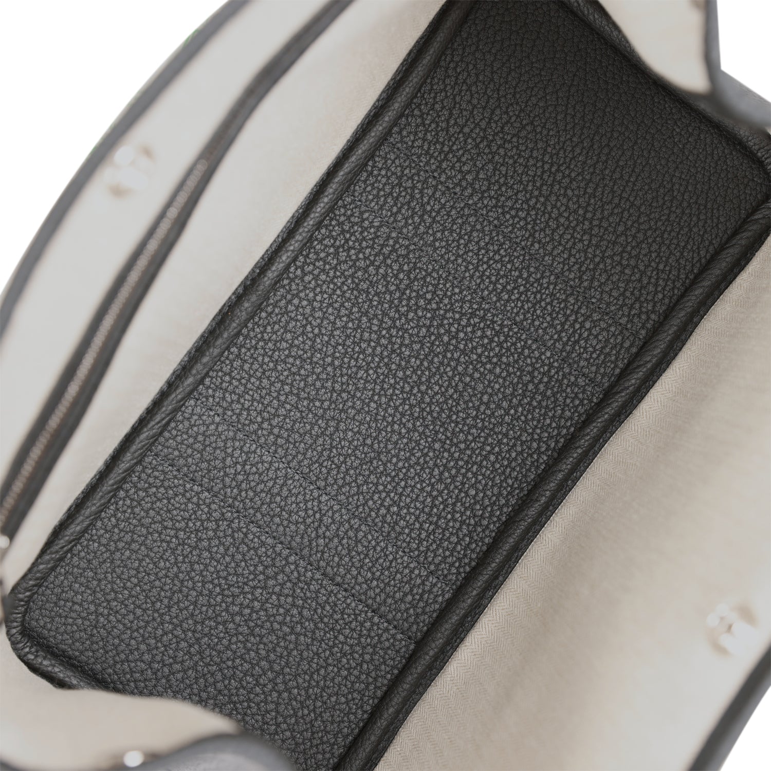 Hermes Garden Party 30 Black Negonda Palladium Hardware