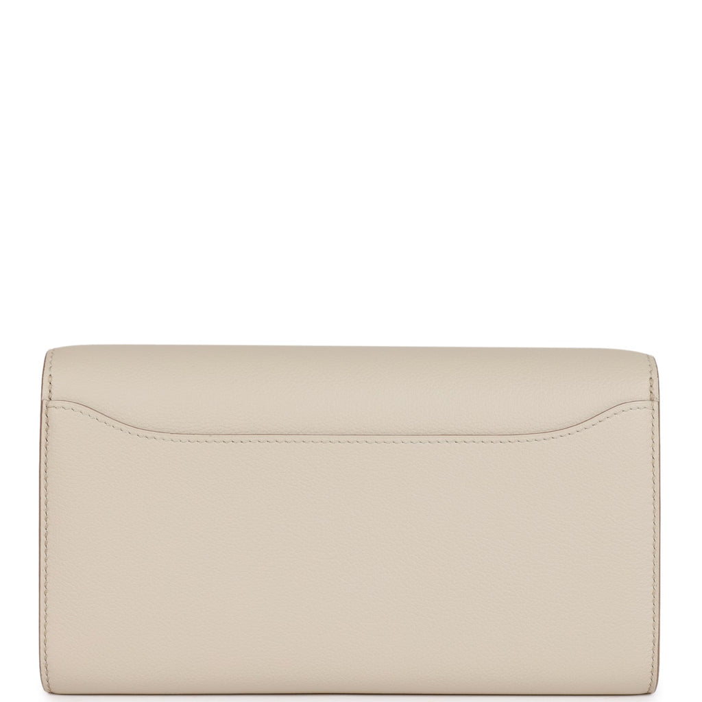 Hermes Constance Wallet To Go Beton Evercolor Gold Hardware