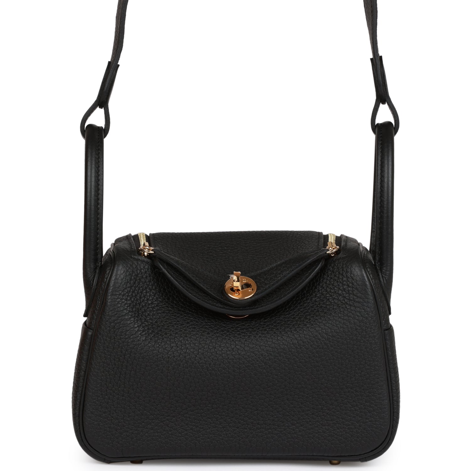 Hermes Mini Lindy Black Clemence Gold Hardware - Payment 1